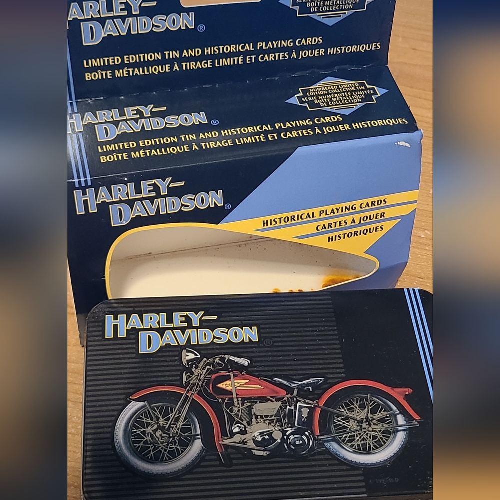 Harley-Davidson Historical Playing Cards
